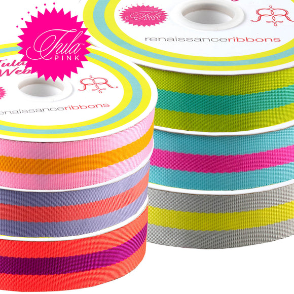 Tula Pink Complete Set Nylon Webbing